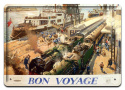 BON VOYAGE METALOWY SZYLD OBRAZEK RETRO #02149