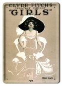 GIRLS METALOWY SZYLD OBRAZEK VINTAGE RETRO #02158