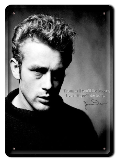 JAMES DEAN METALOWY SZYLD TABLICZKA OBRAZEK #00119