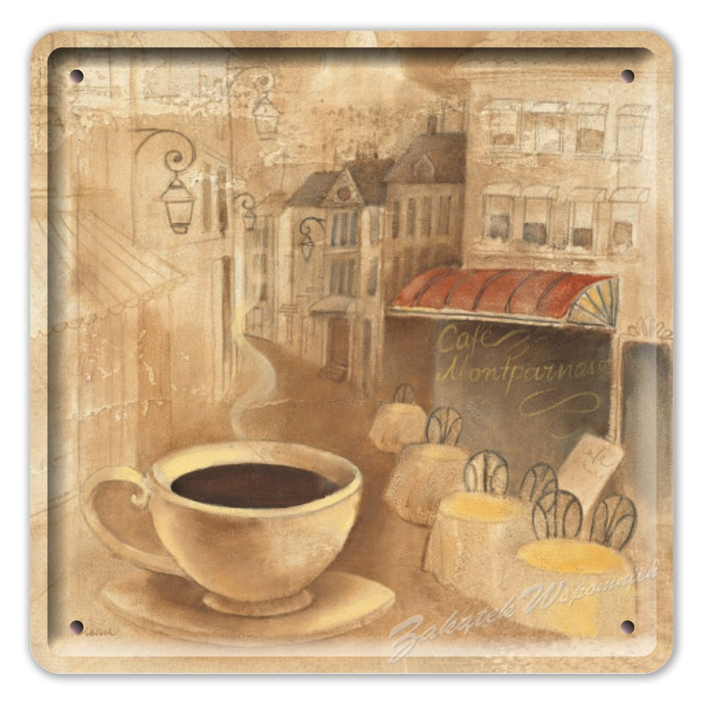 COFFEE KAWA METALOWY SZYLD OBRAZEK RETRO #02411