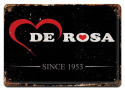 DE ROSA METALOWY SZYLD PLAKAT RETRO VINTAGE #07354