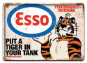 ESSO METALOWY SZYLD PLAKAT VINTAGE RETRO #07325