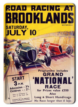 GRAND NATIONAL METALOWY SZYLD PLAKAT RETRO #08212