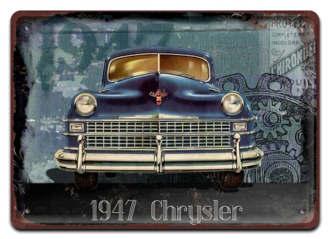 CHRYSLER METALOWY SZYLD PLAKAT VINTAGE RETRO #08234