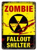 ZOMBI METALOWY SZYLD PLAKAT VINTAGE RETRO #08442