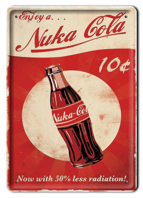 COCA COLA METALOWY SZYLD PLAKAT RETRO #08443