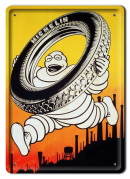 MICHELIN METALOWY SZYLD PLAKAT RETRO #08536