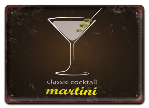 MARTINI METALOWY SZYLD PLAKAT VINTAGE RETRO #09088