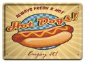 HOT DOGS ! METALOWY SZYLD PLAKAT RETRO #09109