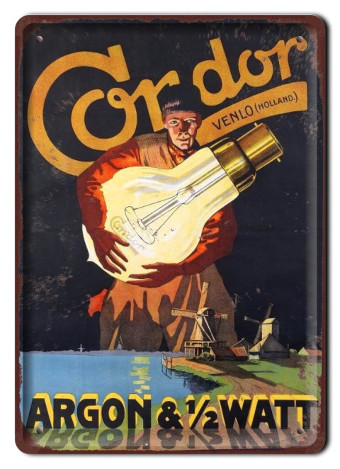 ARGON METALOWY SZYLD PLAKAT VINTAGE RETRO #09138