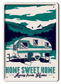 KAMPING METALOWY SZYLD PLAKAT VINTAGE RETRO #09157