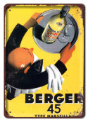 WINO BERGER METALOWY SZYLD VINTAGE RETRO #09175