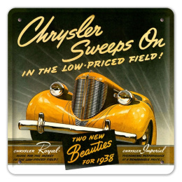 CHRYSLER METALOWY SZYLD VINTAGE RETRO #09176