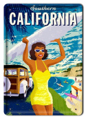 CALIFORNIA METALOWY SZYLD VINTAGE RETRO #09352