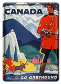 CANADA METALOWY SZYLD OBRAZEK VINTAGE RETRO #09353