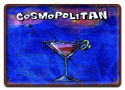 COSMOPOLITAN METALOWY SZYLD OBRAZEK RETRO #09617