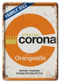 CORONA METALOWY SZYLD VINTAGE RETRO #09683