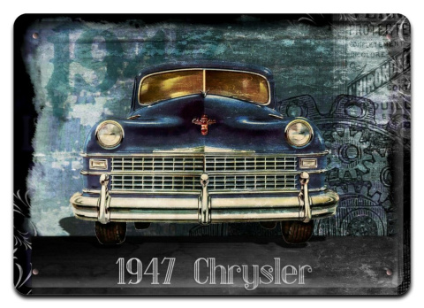 CHRYSLER METALOWY SZYLD VINTAGE RETRO #09726