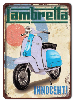 LAMBRETTA METALOWY SZYLD VINTAGE RETRO #09799