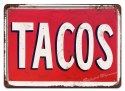 TACOS METALOWY SZYLD OBRAZEK VINTAGE RETRO #05724