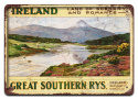 IRLANDIA METALOWY SZYLD OBRAZEK VINTAGE RETRO#05734