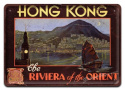 HONG KONG METALOWY SZYLD PLAKAT RETRO #06004