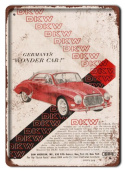 D K W METALOWY SZYLD PLAKAT VINTAGE RETRO #06016