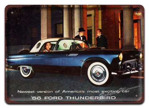 FORD METALOWY SZYLD PLAKAT VINTAGE RETRO #06048