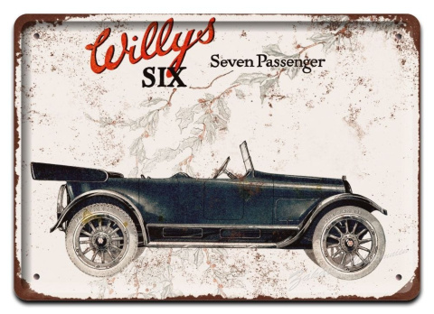 WILLYS METALOWY SZYLD PLAKAT OBRAZEK RETRO #06261
