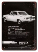 TOYOTA METALOWY SZYLD BLASZKA PLAKAT RETRO #06303