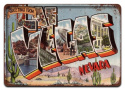 LAS VEGAS METALOWY SZYLD BLASZKA VINTAGE RETRO #06380