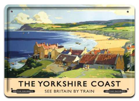 YORKSHIRE METALOWY SZYLD VINTAGE RETRO #00548