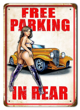 PARKING PLAKAT METALOWY SZYLD RETRO VINTAGE #07616