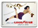 GOOD YEAR TABLICZKA METALOWY SZYLD RETRO #07649