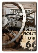 ROUTE 66 TABLICZKA METALOWY SZYLD PLAKAT #08131