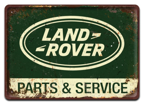 LAND ROVER METALOWY SZYLD PLAKAT RETRO #08246