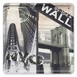 NEW YORK PLAKAT METALOWY SZYLD RETRO VINTAGE #10674