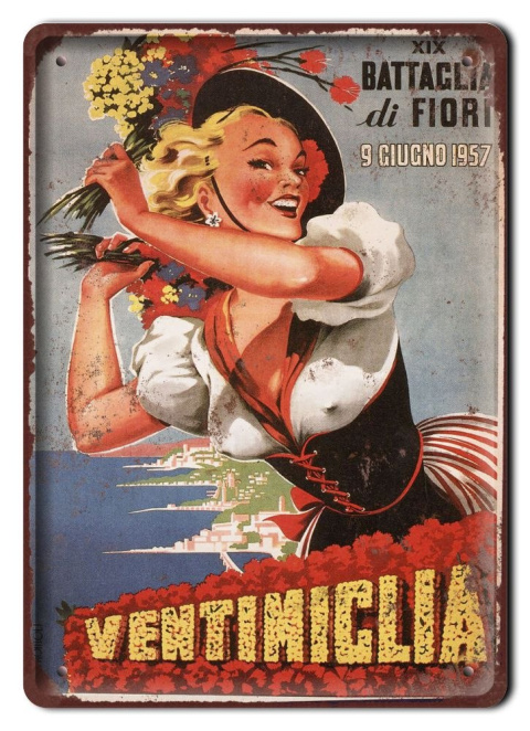 PLAKAT METALOWY SZYLD TABLICZKA RETRO VINTAGE #11068