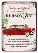 HUDSON JET PLAKAT METALOWY SZYLD RETRO #11078