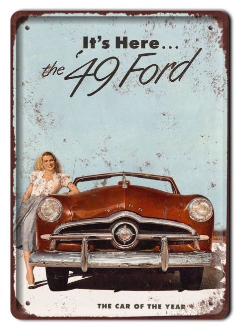 FORD PLAKAT METALOWY SZYLD RETRO VINTAGE #11091