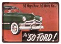 FORD PLAKAT METALOWY SZYLD RETRO VINTAGE #11093