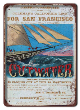 SAN FRANCISCO PLAKAT METALOWY SZYLD RETRO #11272