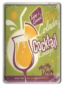 COCKTAIL METALOWY SZYLD PLAKAT OBRAZEK RETRO #04673