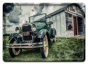 GARAGE METALOWY SZYLD OBRAZEK PLAKAT RETRO #02774