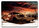 GARAGE METALOWY SZYLD OBRAZEK PLAKAT RETRO #02776