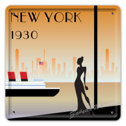 NEW YORK METALOWY SZYLD OBRAZEK PLAKAT RETRO #02645