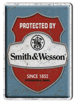 SMITH & WESSON METALOWY SZYLD PLAKAT RETRO #00865