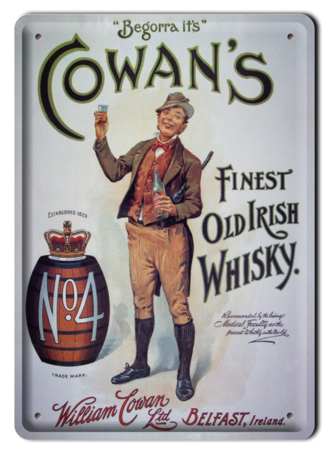 WHISKEY METALOWY SZYLD PLAKAT OBRAZEK RETRO #00405