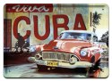 CUBA AUTO METALOWY SZYLD PLAKAT RETRO #11681