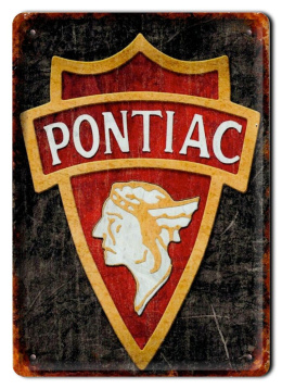 PONTIAC PLAKAT METALOWY SZYLD OBRAZEK RETRO #20106